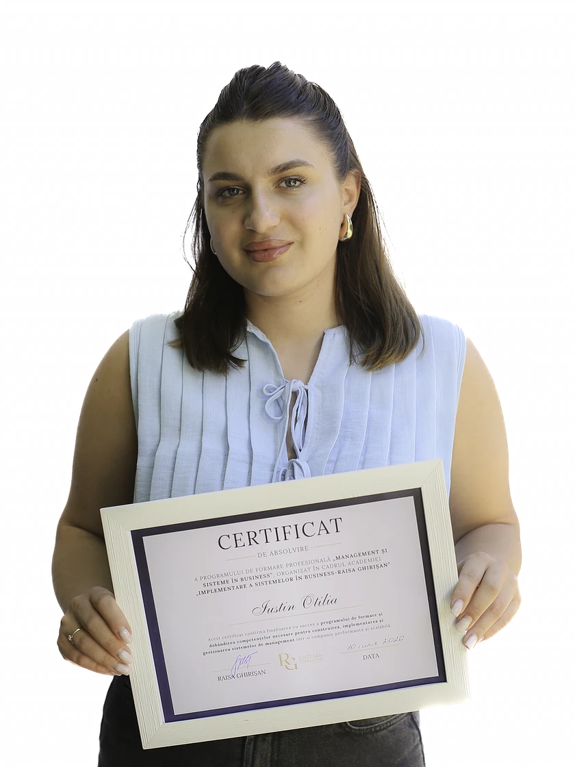 Otilia I., absolventă Management Organizațional